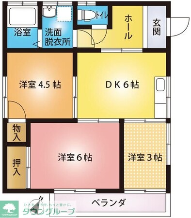パーク稲穂の物件間取画像